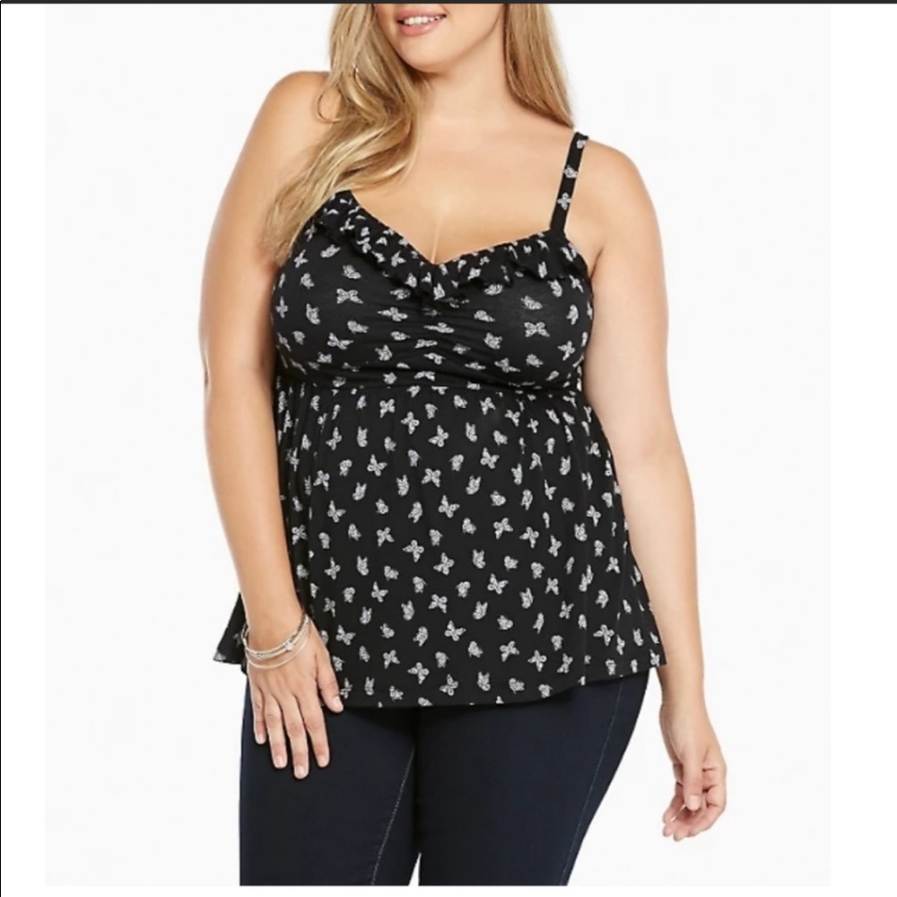 Torrid Butterfly Babydoll Cami
